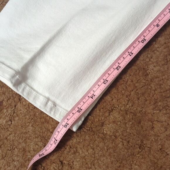 Rafaella Weekend Capri Jeans Womens Sz 12 olive green Wash Denim Stretch - Picture 7 of 10